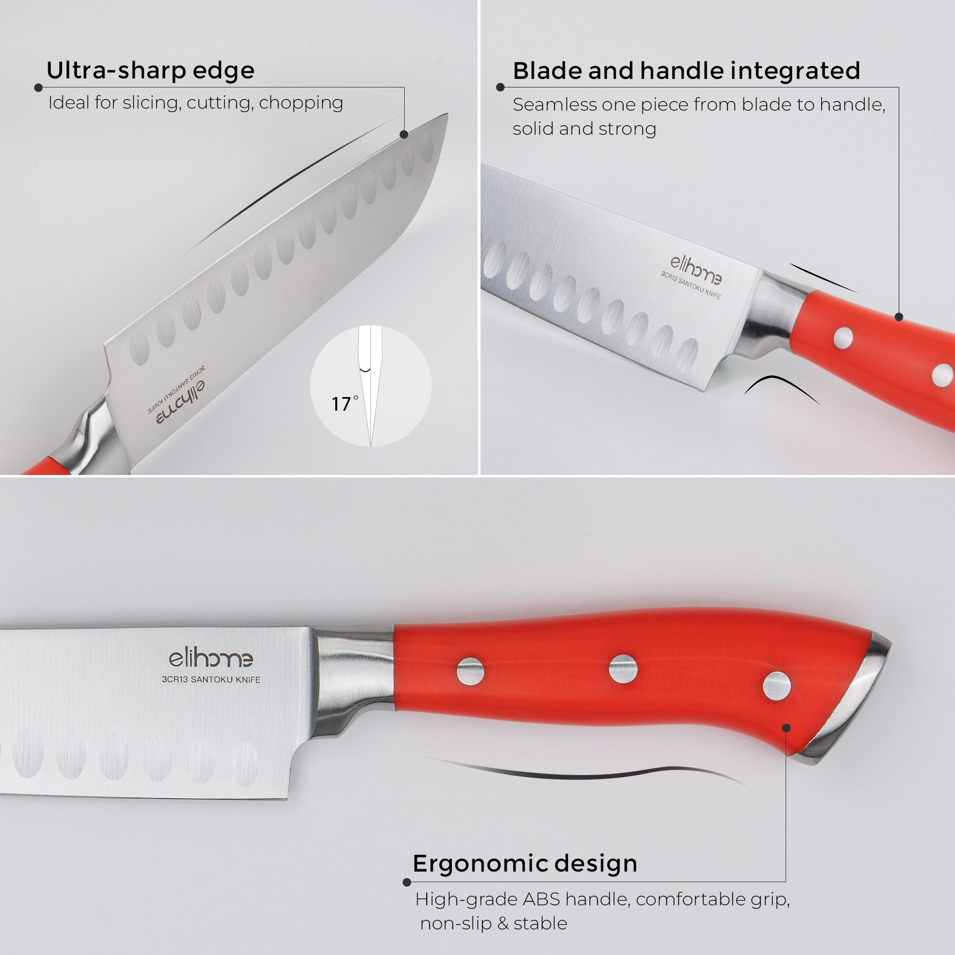 5 Piece Professional Kitchen Knife Set - Big Mike Buys