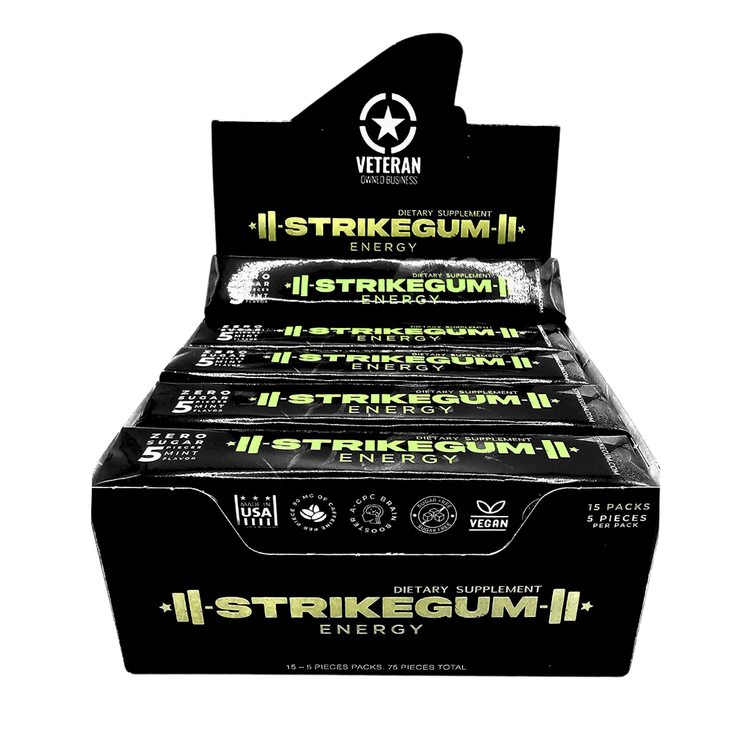 Strike Premium Energy Gum | Tray - Big Mike Buys