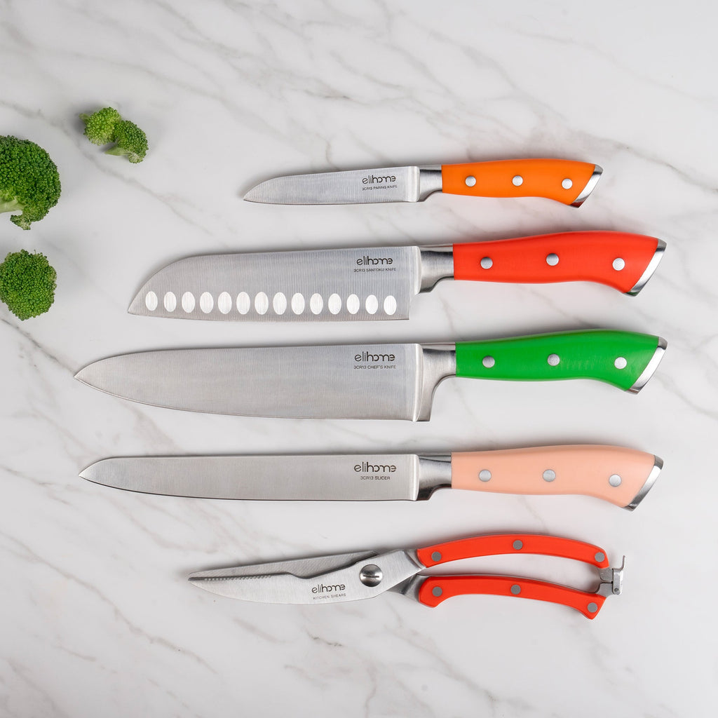 5 Piece Professional Kitchen Knife Set - Big Mike Buys