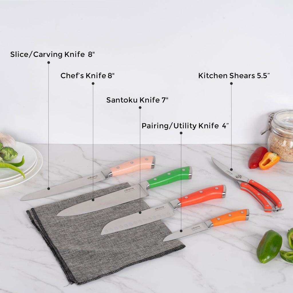 5 Piece Professional Kitchen Knife Set - Big Mike Buys