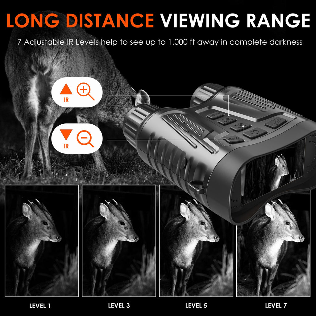 Rexing B1 Pro – 4K IR Night Vision Digital Binocular - Big Mike Buys