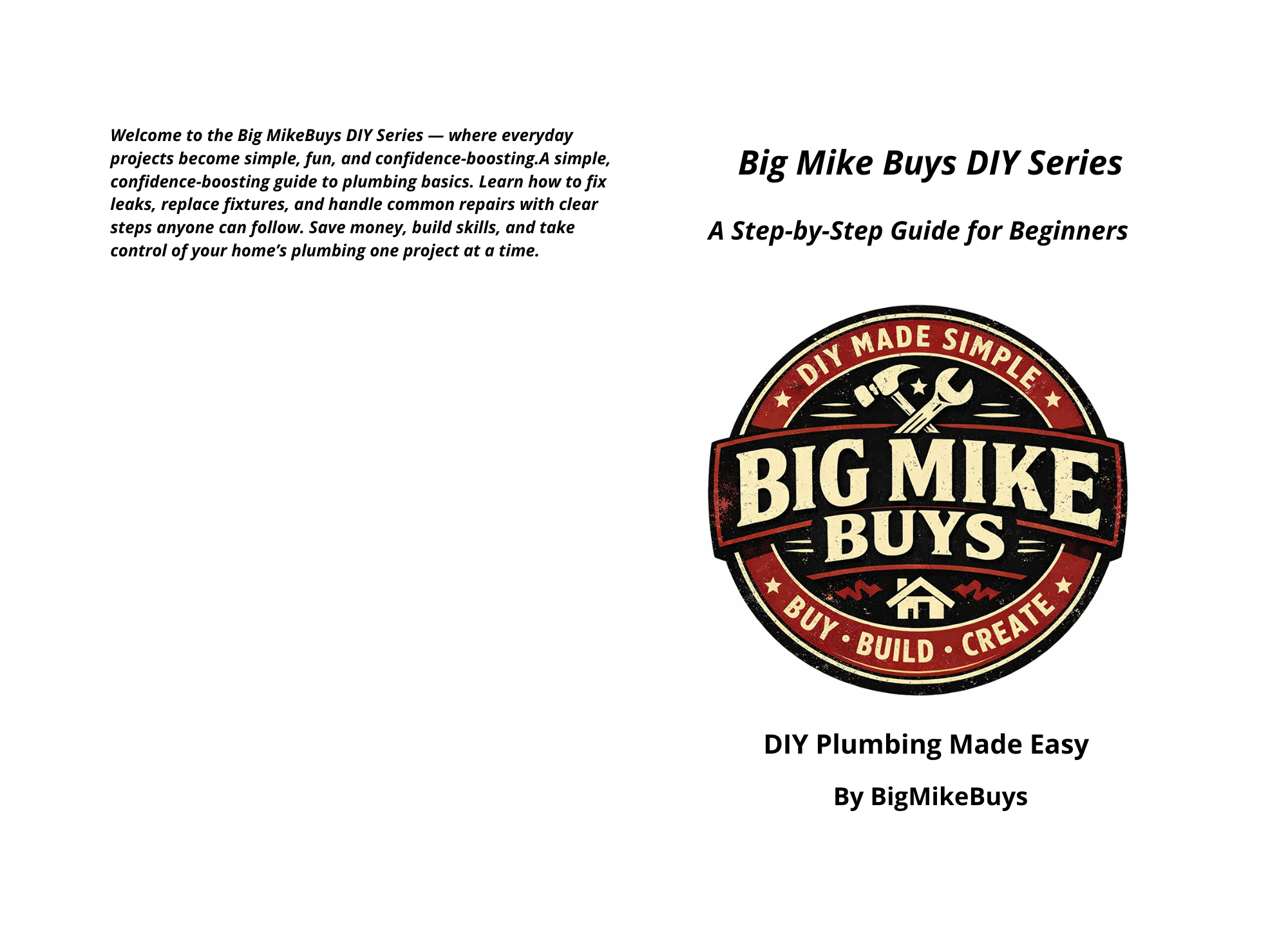 DIY Plumbing Made Easy