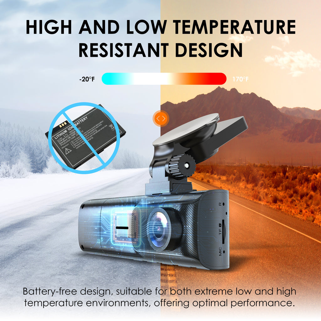 Rexing - V1P Flex X4 4K WiFi Dual Dash Cam - Black - Big Mike Buys