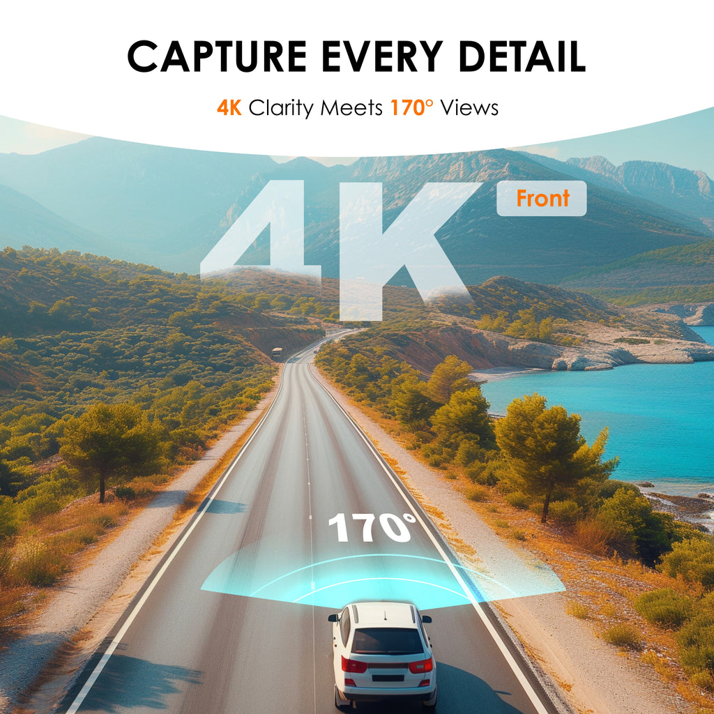 Rexing - V1P Flex X4 4K WiFi Dual Dash Cam - Black - Big Mike Buys