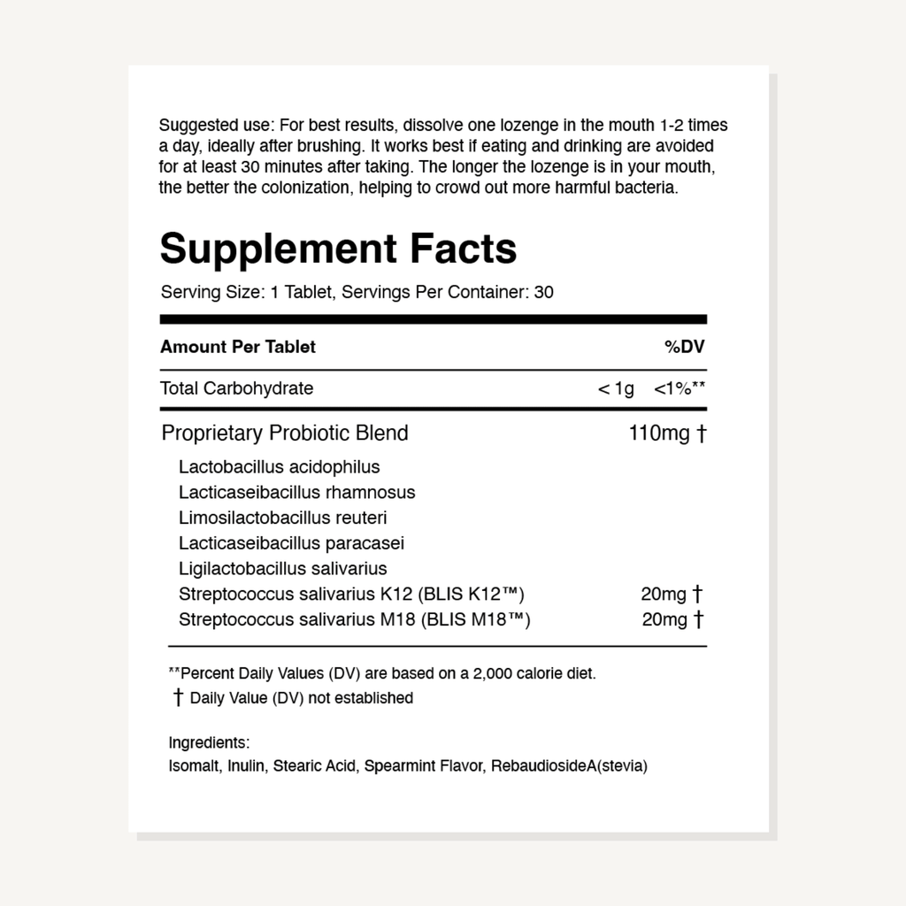 Advanced Oral Probiotic Mint - Big Mike Buys