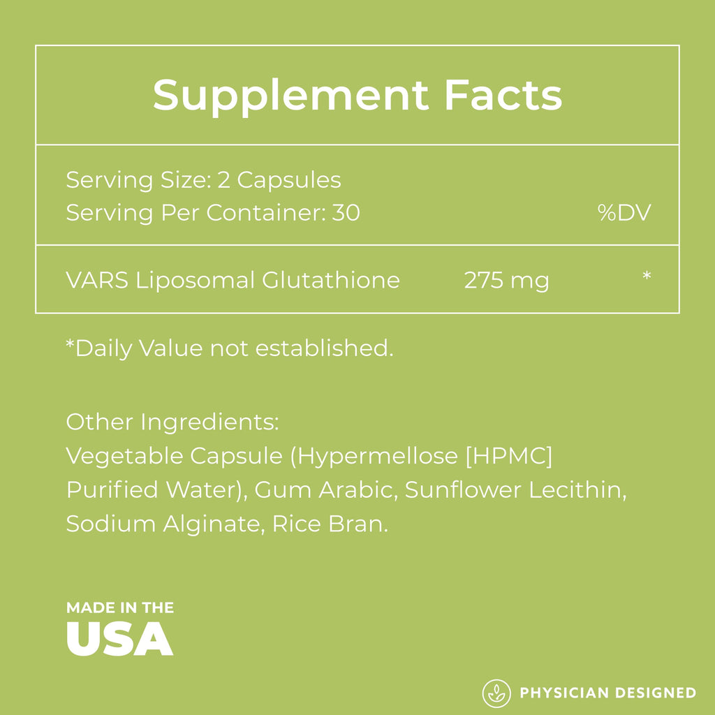 VARS Glutathione Capsules - Big Mike Buys