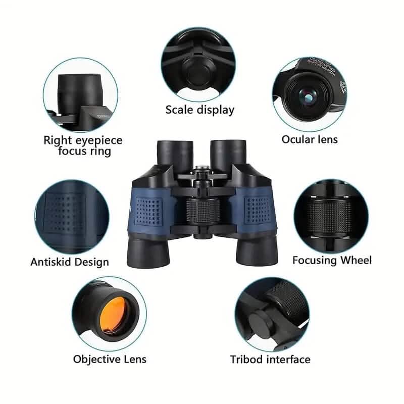 High - Definition Binocular Telescope with Night Vision - Big Mike Buys
