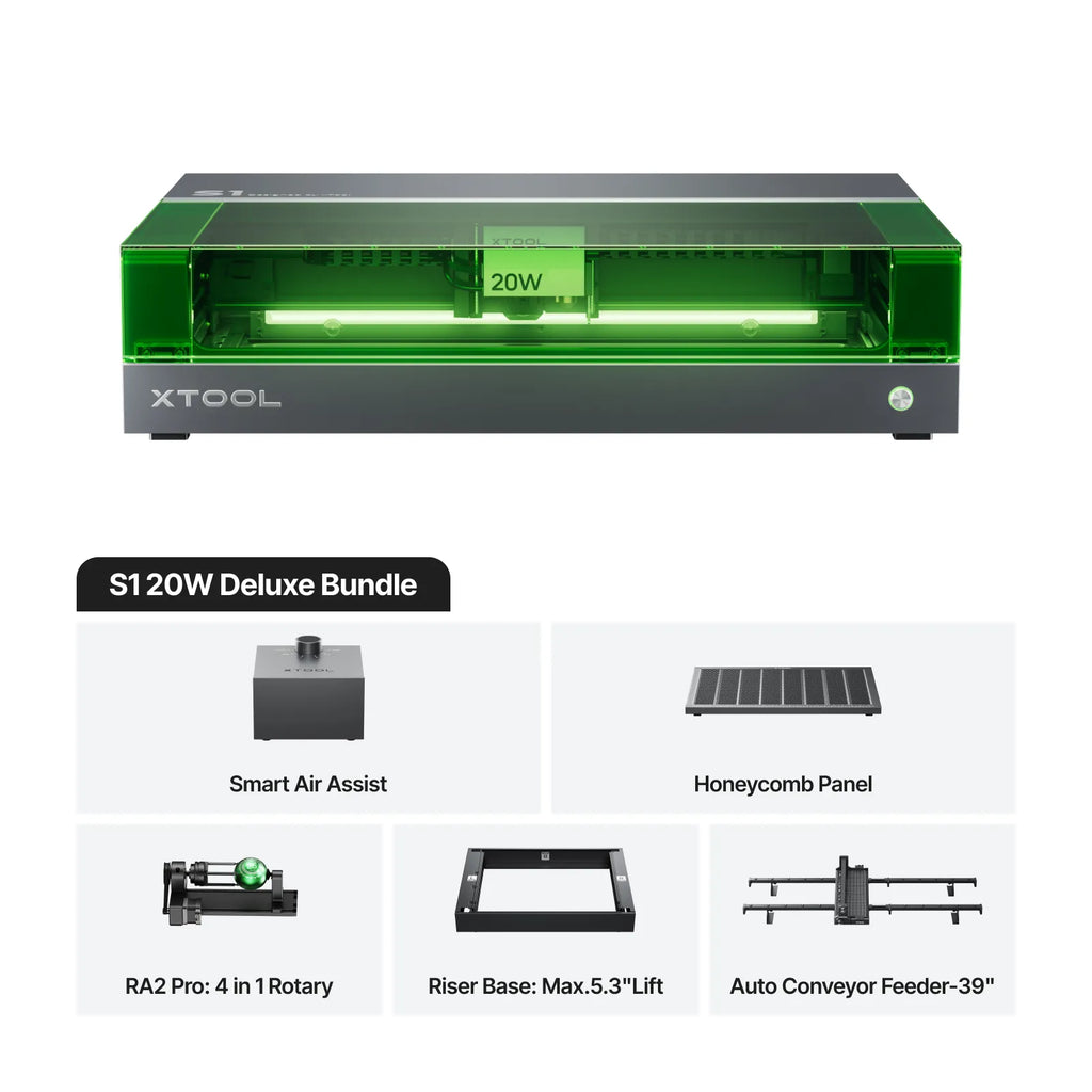 xTool S1 Enclosed Diode Laser Cutter.