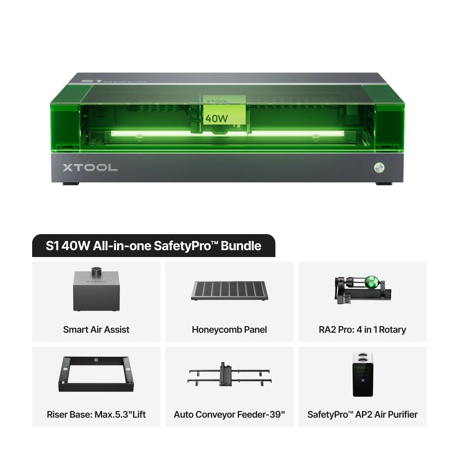 xTool S1 Enclosed Diode Laser Cutter.