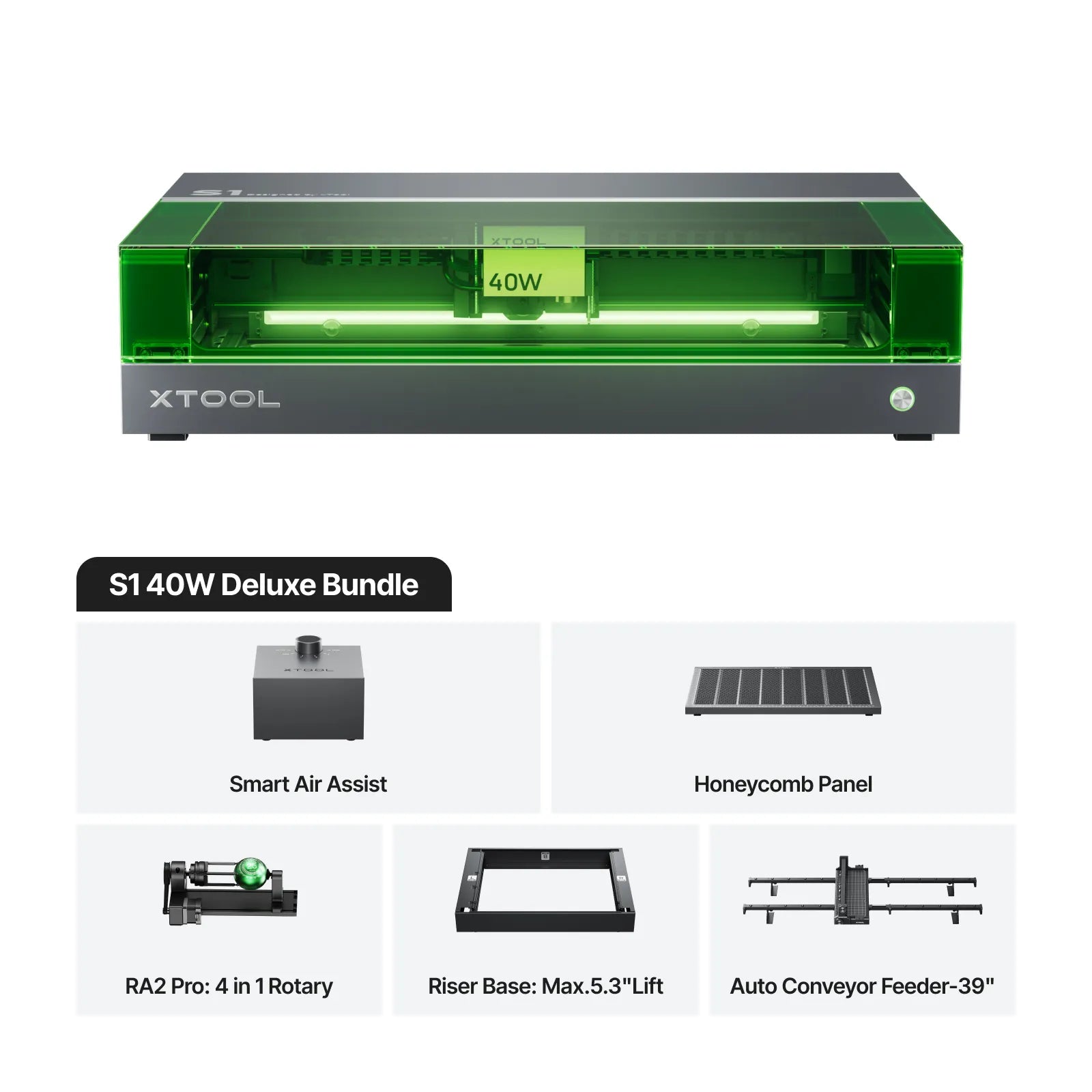 xTool S1 Enclosed Diode Laser Cutter.